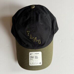 NIKE FAMU Dad Hat Heritage86 in Black & Green - Florida A&M Rattlers